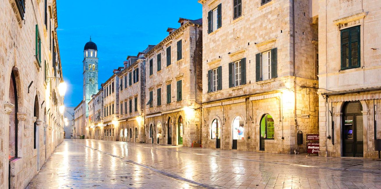 Dubrovnik At Night Croatia